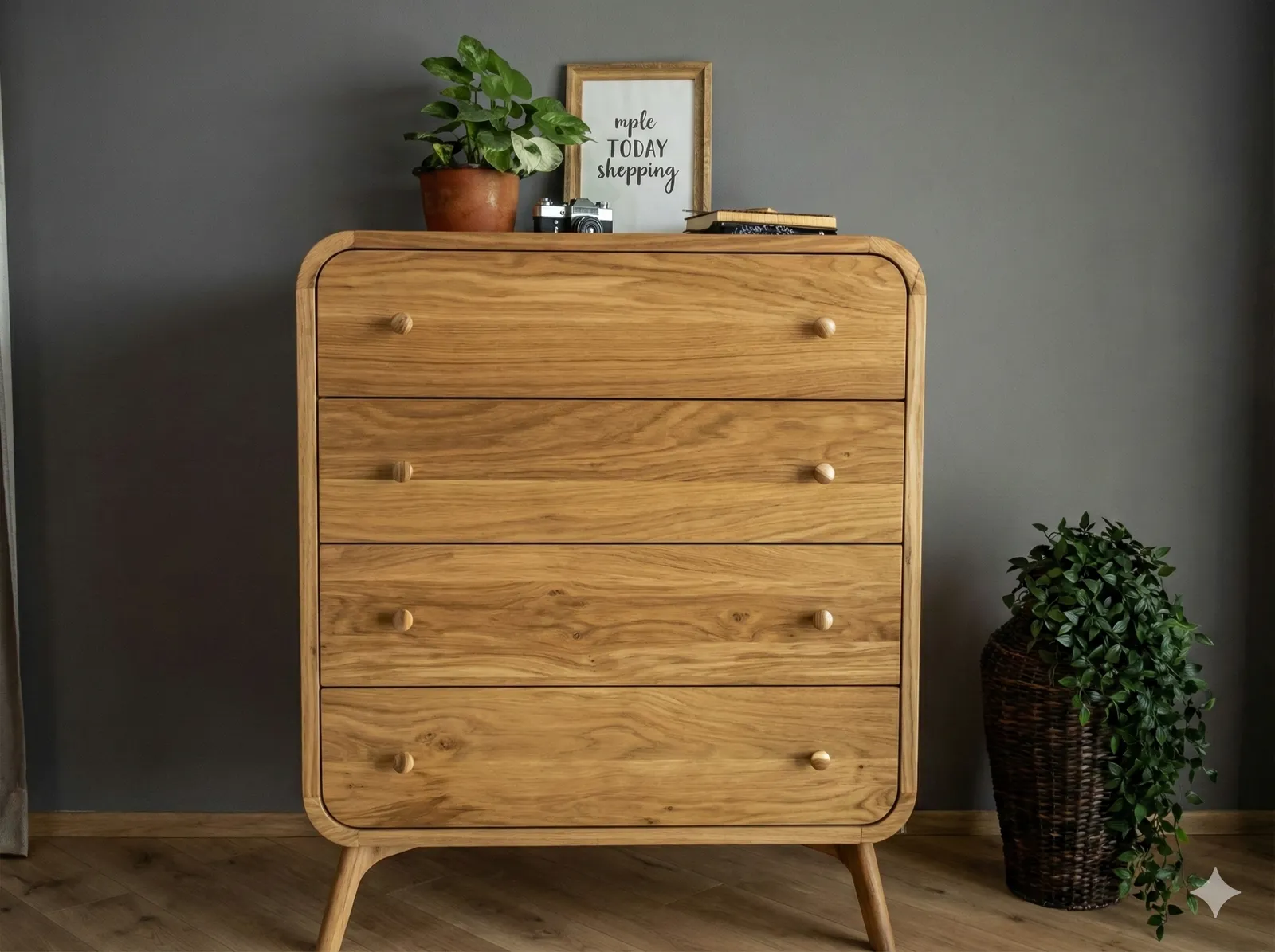 Small Removal Company crew carrying a chest of drawers on a single-item move