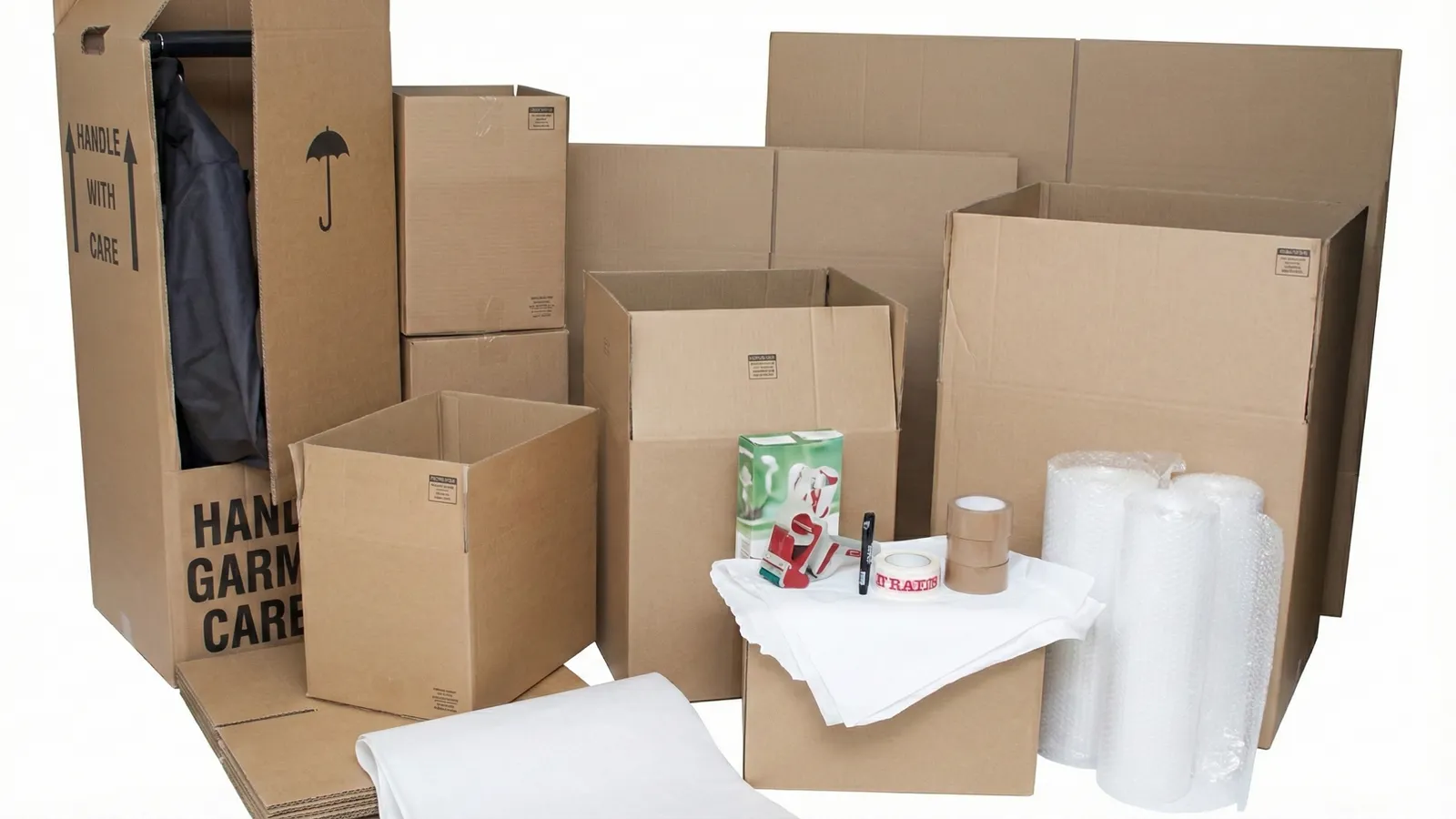Packing materials supplied for a Small Removal Company Watford move